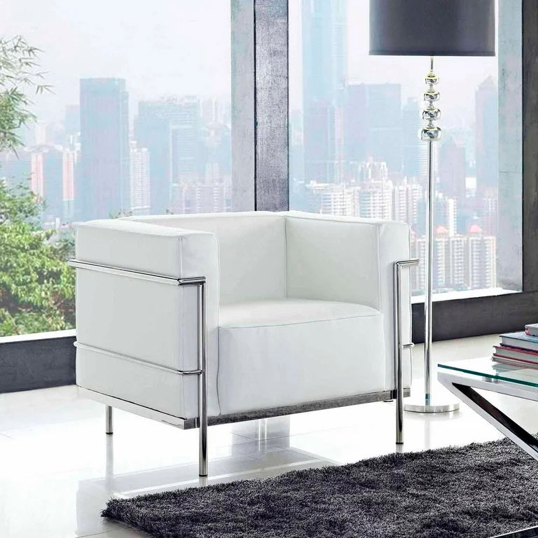 Sillón LC3 Un Cuerpo Eco Cuero